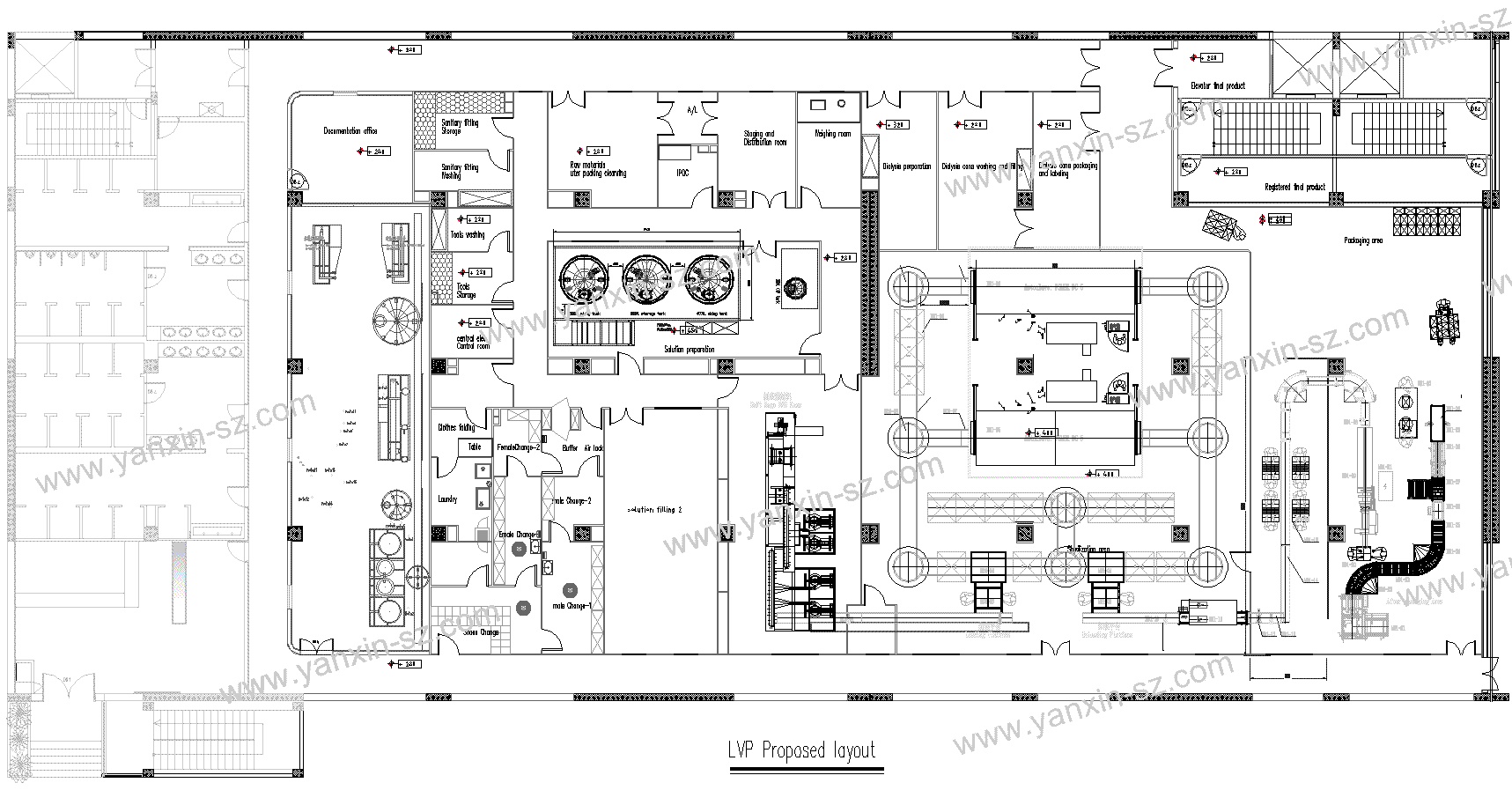 大容量注射劑工藝平面設(shè)計(jì)